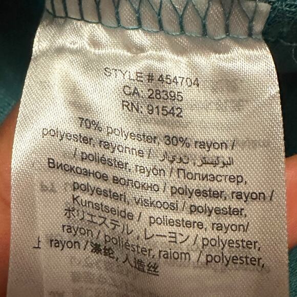 Sea-Doo Women’s XL Teal Terry Sweatshirt Pullover Sporty Coastal Loungewear - Picture 6 of 7